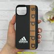 قاب گوشی iPhone 13 / iPhone 14 آیفون Silicon Case سیلیکونی ژله ای لنز برجسته فانتزی طرح adidas کد 1-15-101107