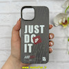 قاب گوشی iPhone 13 / iPhone 14 آیفون Silicon Case سیلیکونی ژله ای لنز برجسته فانتزی طرح Just Do It کد 1-15-101110