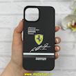 قاب گوشی iPhone 13 / iPhone 14 آیفون Silicon Case سیلیکونی ژله ای لنز برجسته فانتزی طرح Ferrari کد 1-15-101115
