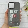 قاب گوشی iPhone 13 Pro Max آیفون Silicon Case سیلیکونی ژله ای لنز برجسته فانتزی طرح Just Do It کد 1-15-101127