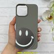 قاب گوشی iPhone 13 Pro Max آیفون Silicon Case سیلیکونی ژله ای لنز برجسته فانتزی طرح Smile کد 1-15-101128