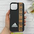 قاب گوشی iPhone 13 Pro Max آیفون Silicon Case سیلیکونی ژله ای لنز برجسته فانتزی طرح adidas کد 1-15-101139
