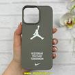 قاب گوشی iPhone 16 Pro Max آیفون Silicon Case سیلیکونی ژله ای لنز برجسته فانتزی طرح JORDAN کد 1-15-101147