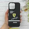 قاب گوشی iPhone 16 Pro Max آیفون Silicon Case سیلیکونی ژله ای لنز برجسته فانتزی طرح Ferrari کد 1-15-101152
