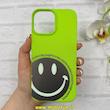 قاب گوشی iPhone 16 Pro Max آیفون Silicon Case سیلیکونی ژله ای لنز برجسته فانتزی طرح Smile کد 1-15-101162