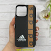 قاب گوشی iPhone 15 Pro Max آیفون Silicon Case سیلیکونی ژله ای لنز برجسته فانتزی طرح adidas کد 1-15-101164
