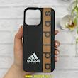 قاب گوشی iPhone 15 Pro Max آیفون Silicon Case سیلیکونی ژله ای لنز برجسته فانتزی طرح adidas کد 1-15-101164