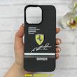 قاب گوشی iPhone 15 Pro Max آیفون Silicon Case سیلیکونی ژله ای لنز برجسته فانتزی طرح Ferrari کد 1-15-101166