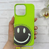 قاب گوشی iPhone 15 Pro Max آیفون Silicon Case سیلیکونی ژله ای لنز برجسته فانتزی طرح Smile کد 1-15-101176