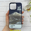 قاب گوشی iPhone 15 Pro Max آیفون Silicon Case سیلیکونی ژله ای لنز برجسته فانتزی طرح کوه و جاده کد 1-15-101177