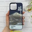 قاب گوشی iPhone 15 Pro Max آیفون Silicon Case سیلیکونی ژله ای لنز برجسته فانتزی طرح کوه و جاده کد 1-15-101177