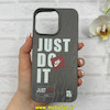 قاب گوشی iPhone 15 Pro Max آیفون Silicon Case سیلیکونی ژله ای لنز برجسته فانتزی طرح Just Do It کد 1-15-101178