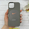 قاب گوشی iPhone 15 آیفون Silicon Case سیلیکونی ژله ای لنز برجسته فانتزی طرح Just Do It کد 1-15-101183