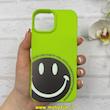 قاب گوشی iPhone 15 آیفون Silicon Case سیلیکونی ژله ای لنز برجسته فانتزی طرح Smile کد 1-15-101190