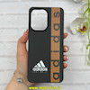 قاب گوشی Redmi 13C / Poco C65 شیائومی Silicon Case سیلیکونی ژله ای لنز برجسته فانتزی طرح adidas کد 1-15-101274