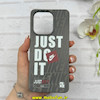قاب گوشی Redmi Note 13 4G شیائومی Silicon Case سیلیکونی ژله ای لنز برجسته فانتزی طرح Just Do It کد 1-15-101310