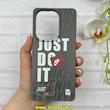 قاب گوشی Redmi Note 13 Pro 4G / Poco M6 Pro 4G / Redmi Note 14S شیائومی Silicon Case سیلیکونی ژله ای لنز برجسته فانتزی طرح Just Do It کد 1-15-101326