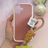 قاب گوشی iPhone 16 آیفون مات شیاردار کرکره ای دو لایه ضدضربه به همراه بندآویز کد 1-15-101935