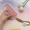 قاب گوشی iPhone 16 آیفون مات شیاردار کرکره ای دو لایه ضدضربه به همراه بندآویز کد 1-15-101935