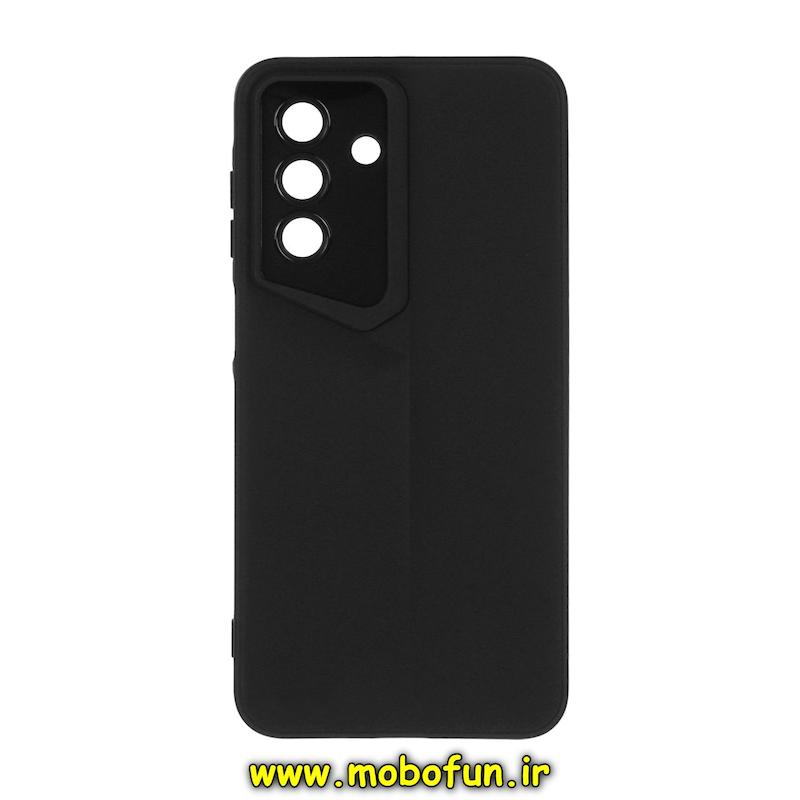 قاب گوشی Galaxy A17 سامسونگ Porsche Design سیلیکونی ژله ای محافظ لنز دار مشکی کد 93660
