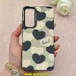 قاب گوشی Galaxy A55 سامسونگ So CooL سوکول اورجینال فانتزی دور مات دکمه کرومی طرح قلب کد 1-15-101597