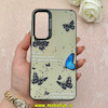 قاب گوشی Galaxy A55 سامسونگ So CooL سوکول اورجینال فانتزی دور مات دکمه کرومی طرح پروانه کد 1-15-101602