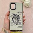 قاب گوشی Galaxy A71 سامسونگ So CooL سوکول اورجینال فانتزی دور مات دکمه کرومی طرح قلب کد 1-15-101628