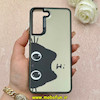 قاب گوشی Galaxy S21 FE سامسونگ So CooL سوکول اورجینال فانتزی دور مات دکمه کرومی طرح گربه کد 1-15-101642