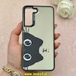 قاب گوشی Galaxy S21 FE سامسونگ So CooL سوکول اورجینال فانتزی دور مات دکمه کرومی طرح گربه کد 1-15-101642