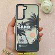 قاب گوشی Galaxy S21 FE سامسونگ So CooL سوکول اورجینال فانتزی دور مات دکمه کرومی طرح نخل کد 1-15-101643