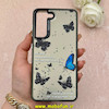 قاب گوشی Galaxy S21 FE سامسونگ So CooL سوکول اورجینال فانتزی دور مات دکمه کرومی طرح پروانه کد 1-15-101644