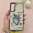 قاب گوشی Galaxy S21 FE سامسونگ So CooL سوکول اورجینال فانتزی دور مات دکمه کرومی طرح قلب کد 1-15-101645