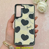 قاب گوشی Galaxy S21 FE سامسونگ So CooL سوکول اورجینال فانتزی دور مات دکمه کرومی طرح قلب کد 1-15-101651