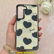 قاب گوشی Galaxy S21 FE سامسونگ So CooL سوکول اورجینال فانتزی دور مات دکمه کرومی طرح قلب کد 1-15-101651