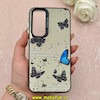 قاب گوشی Galaxy S23 FE سامسونگ So CooL سوکول اورجینال فانتزی دور مات دکمه کرومی طرح پروانه کد 1-15-101654