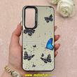 قاب گوشی Galaxy S23 FE سامسونگ So CooL سوکول اورجینال فانتزی دور مات دکمه کرومی طرح پروانه کد 1-15-101654