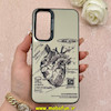 قاب گوشی Galaxy S23 FE سامسونگ So CooL سوکول اورجینال فانتزی دور مات دکمه کرومی طرح قلب کد 1-15-101661