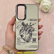 قاب گوشی Galaxy S23 FE سامسونگ So CooL سوکول اورجینال فانتزی دور مات دکمه کرومی طرح قلب کد 1-15-101661