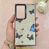قاب گوشی Galaxy S24 Ultra سامسونگ So CooL سوکول اورجینال فانتزی دور مات دکمه کرومی طرح پروانه کد 1-15-101685
