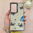 قاب گوشی Galaxy S24 Ultra سامسونگ So CooL سوکول اورجینال فانتزی دور مات دکمه کرومی طرح پروانه کد 1-15-101685
