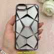 قاب گوشی iPhone 7 / iPhone 8 / iPhone SE 2020 / iPhone SE 2022 آیفون الکتروپلیتینگ شفاف چندضلعی شاین محافظ لنزدار مشکی کد 1-15-102125