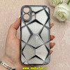 قاب گوشی iPhone 16 آیفون الکتروپلیتینگ شفاف چندضلعی شاین محافظ لنزدار مشکی کد 1-15-102146