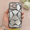 قاب گوشی iPhone 13 Pro آیفون الکتروپلیتینگ شفاف چندضلعی شاین محافظ لنزدار مشکی کد 1-15-102150