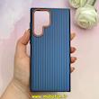 قاب گوشی Galaxy S22 Ultra سامسونگ کرکره ای جدید NEW CASE اورجینال سرمه ای کد 1-15-101991