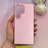 قاب گوشی Galaxy S24 Ultra سامسونگ کرکره ای جدید NEW CASE اورجینال رزگلد کد 1-15-102002