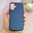 قاب گوشی iPhone 16 آیفون کرکره ای جدید NEW CASE اورجینال سرمه ای کد 1-15-102037