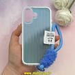 قاب گوشی iPhone 16 آیفون مات شیاردار کرکره ای دو لایه ضدضربه به همراه بندآویز کد 1-15-101939