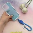 قاب گوشی iPhone 16 Pro آیفون مات شیاردار کرکره ای دو لایه ضدضربه به همراه بندآویز کد 1-15-101942