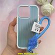 قاب گوشی iPhone 16 Pro آیفون مات شیاردار کرکره ای دو لایه ضدضربه به همراه بندآویز کد 1-15-101942
