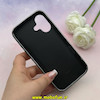 قاب گوشی iPhone 16 آیفون اورجینال نگین برجسته سواروسکی مگ سیف دار نقره ای کد 1-15-101361